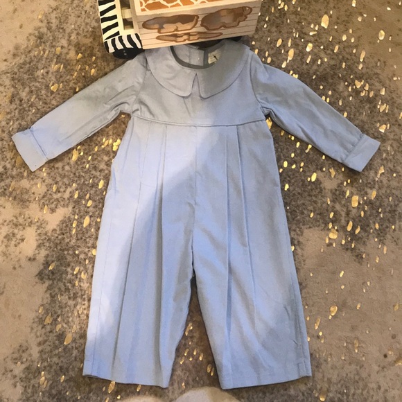 Lavender Blue Other - Boys Long Sleeve Smocked, 18 Month